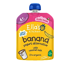 Ella's Kitchen Dairy Free banana yogurt alternative