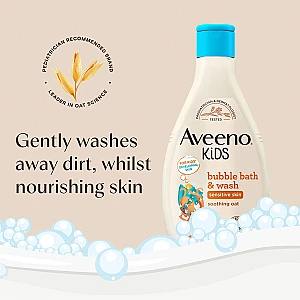AVEENO® KIDS BUBBLE BATH & WASH, 250ML