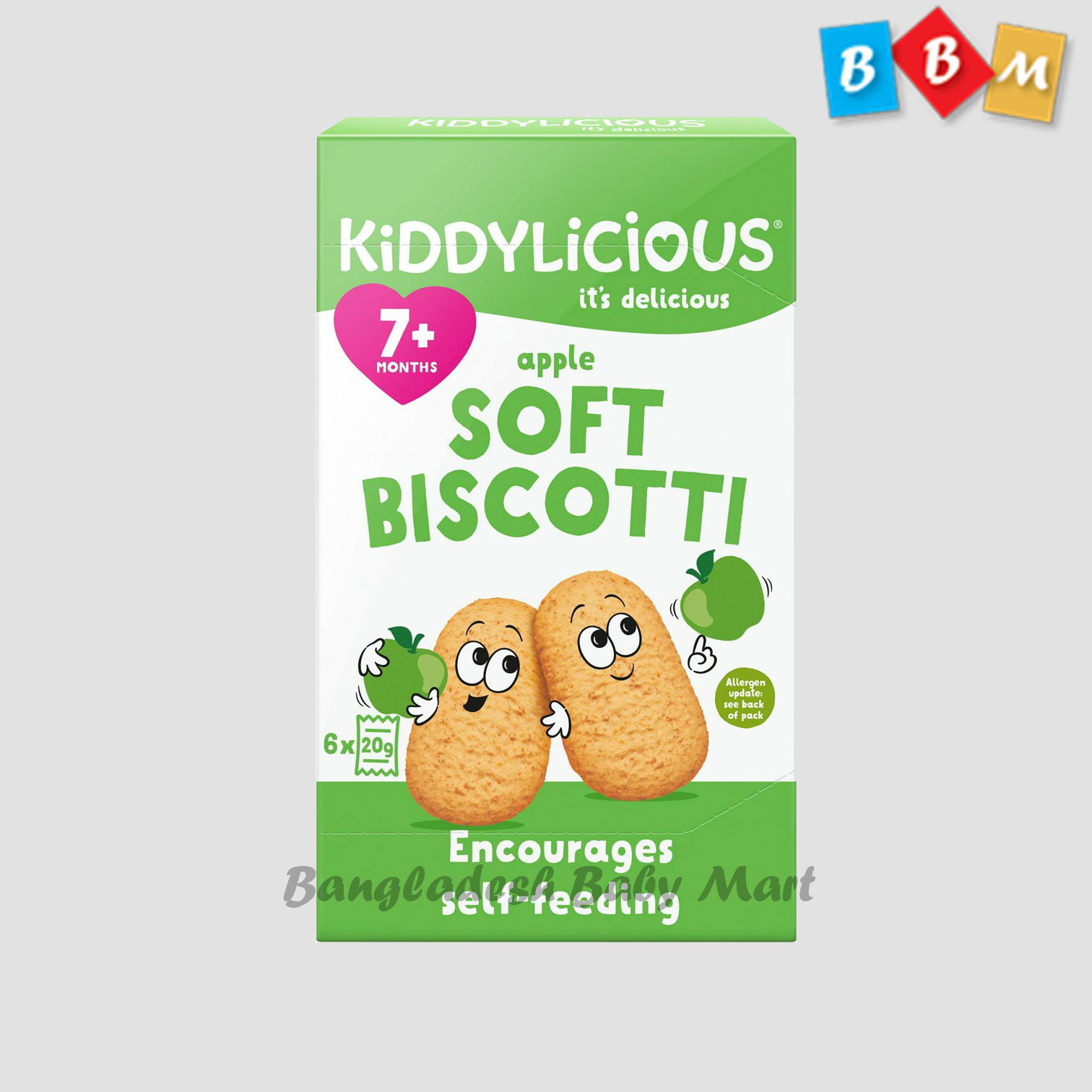 Kiddylicious Apple Soft Biscotti
