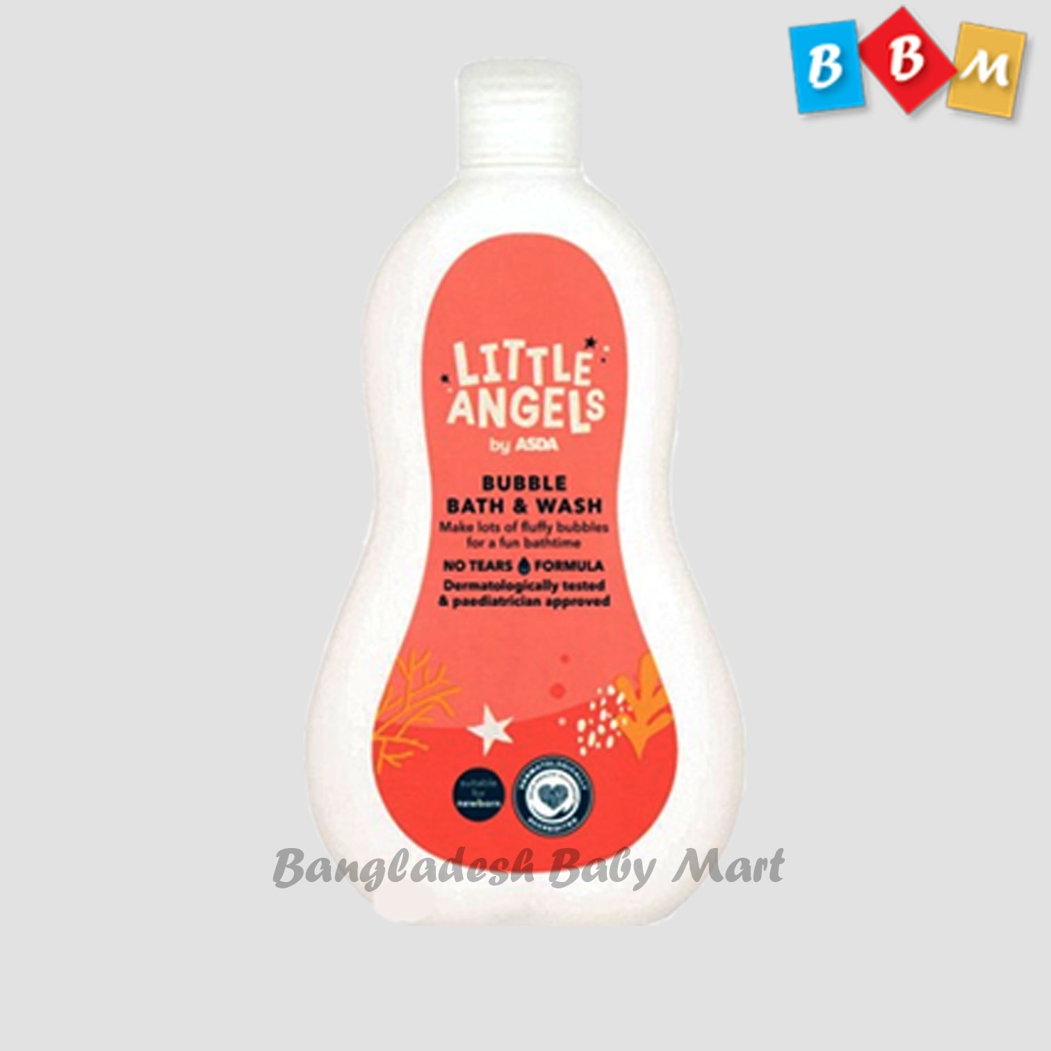 LITTLE ANGELS by ASDA Bubble Bath & Wash 500ml