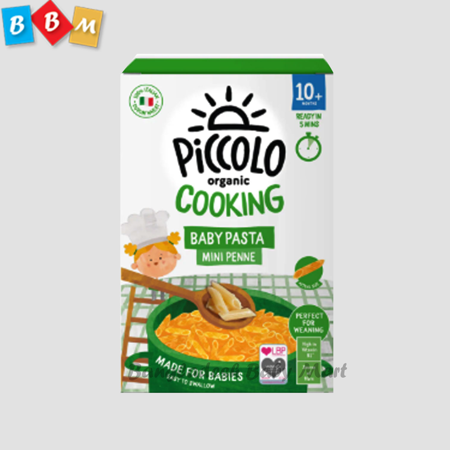 Piccolo Baby Cooking Mini Pasta Penne 200g